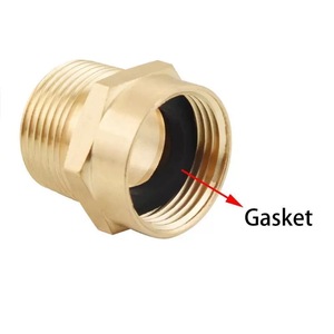 Rosca hembra 3/4 BSPP a conector adaptador macho 3/4 NPT accesorios de tubería de latón - Product Image 4
