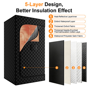 Carpa de Sauna Portátil a Vapor Popular al por Mayor para Interiores con Calentador y Equipo de Sauna a Vapor - Product Image 2