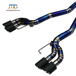 Échappement JTLD Performance Blue Titanium Bypass Catback sans silencieux pour <span class=keywords><strong>BMW</strong></span> <span class=keywords><strong>M8</strong></span> <span class=keywords><strong>Gran</strong></span> <span class=keywords><strong>Coupe</strong></span> <span class=keywords><strong>Competition</strong></span> 2021 - Product Image 6