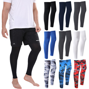 Couvre-jambes en soie de lait X24, respirants, rafraîchissants, protection solaire, pour le cyclisme, la course à pied, le basketball, les sports de plein air, taille adulte - Product Image 1