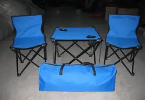 Cadeira dobrável de jardim zero gravidade, cadeira fácil dobrável/mesa com 5 peças, trajes para acampamento, evento, venda quente ao ar livre