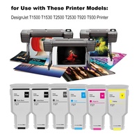 Cartouche d'encre 727 avec puce pour imprimante traceur HP DesignJet T920 T930, compatible avec la cartouche d'encre HP 727