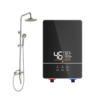 Calentador de Agua Eléctrico Instantáneo sin Tanque de 6000W, 220-240V, Control Táctil, CE CB IPX4, Tanque de Plástico Esmaltado, para Hogar, Exteriores y Garaje