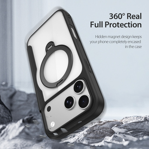 เคสโทรศัพท์แบบแม่เหล็กใส่การ์ดได้ เหมาะสำหรับ iPhone 18promax/ 17promax พร้อมขาตั้ง เคสหนังแบบพับได้สำหรับธุรกิจ - Product Image 4