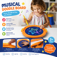 Jouets pour enfants, best-sellers, tableau de dessin musical en gel, autres jouets éducatifs pour enfants, tableau à gribouiller musical pour enfants, ensemble cadeau