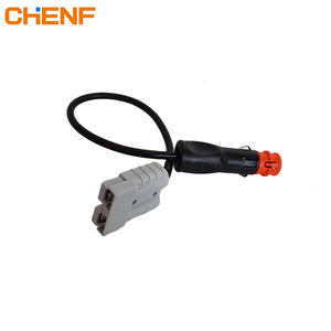 ปลั๊กไฟเชื่อมต่อแบตเตอรี่อย่างรวดเร็วพร้อม50A เชื่อมต่อ600V ฟิวส์สาย8/16 AWG สำหรับ<span class=keywords><strong>สาย</strong></span>รัดสายไฟรถยนต์ - Product Image 2