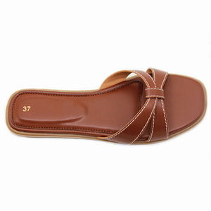 Le suole morbide Slip-on da <span class=keywords><strong>donna</strong></span> indossano nuove pantofole da spiaggia con cinturino incrociato Casual antiscivolo da <span class=keywords><strong>donna</strong></span> - Product Image 3