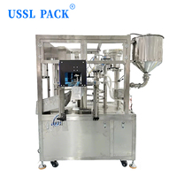 Machine de remplissage et de scellage automatique multi-stations rotative D-260 pour pots de gelée et de pudding – Machine de formage, remplissage et scellage continu