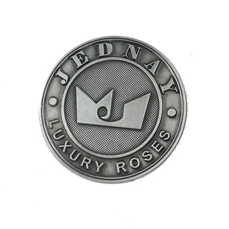 Hoge Kwaliteit Badge Souvenir Custom 3D Metalen Verzilverd Uitdaging Badge Mentale <span class=keywords><strong>Logo</strong></span>