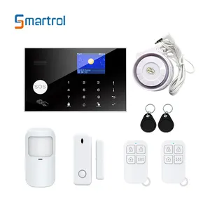 Sistema de alarme doméstico tuya, aplicativo anti-roubo inteligente sem fio wifi 4g gsm sistema de alarme