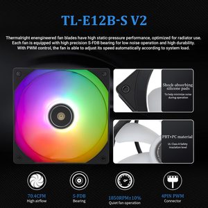 Thermalright Đông Lạnh Lăng 240 Đen Argb Chất Lỏng CPU Nước Cooler 120Mm Argb Pwm Fan Nhôm Đối Với Amd/Am4/Am5 Intel Làm Mát - Product Image 5