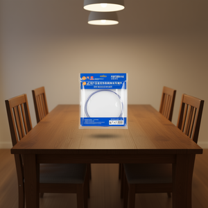 ผ้าคลุมโต๊ะใสแบบใช้แล้วทิ้ง ขนาด 42 x 80 นิ้ว แผ่นพลาสติกป้องกันโต๊ะรูปสี่เหลี่ยมผืนผ้า สำหรับโต๊ะในห้องรับประทานอาหาร - Product Image 2