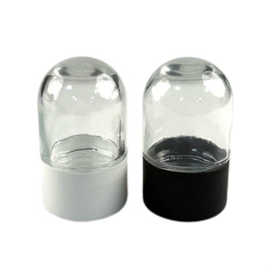 100ml Round Dome Shape Clear Glass <strong>Jar</strong> with Child Resistant CR Lid for <strong>Weed</strong> Storage Cosmetic Creams DIY Projects - Product Image 4