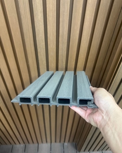 Bền ngoài trời WPC hàng rào Bảng điều chỉnh chống ẩm trang trí tường Ốp cho ngoài trời không gian sống - Product Image 6