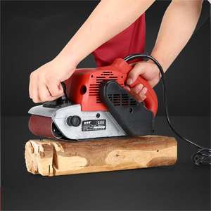 800W électricité nouvelle mini <span class=keywords><strong>ponceuse</strong></span> <span class=keywords><strong>à</strong></span> <span class=keywords><strong>bande</strong></span> en métal <span class=keywords><strong>à</strong></span> vitesse variable avec 5 papiers abrasifs - Product Image 4