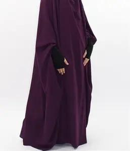 Moslim Oversized Jurk Effen 2023 Hete Verkopende Indiase Pakistaanse Kleding Uit Het Midden-Oosten