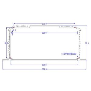 Aluminum Alloy Electrical Control Box Housing Customizable IP54 Protection Powder Coated Electronic <b>Enclosure</b> Case - Product Image 5
