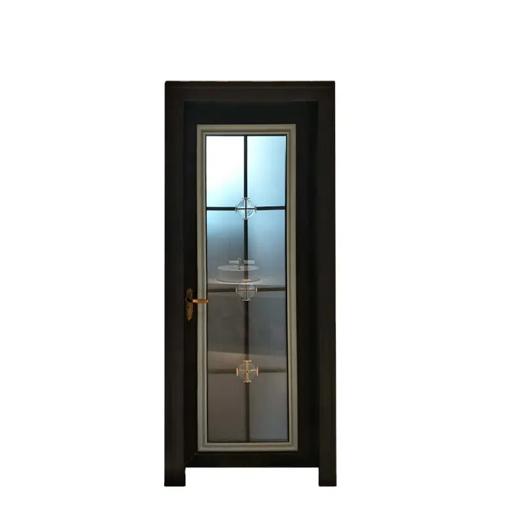 Дизайн двери туалета, алюминиевая дверь для ванной комнаты, тенденции 2023, алюминиевая дверь для продажи, стекло, водонепроницаемая графика