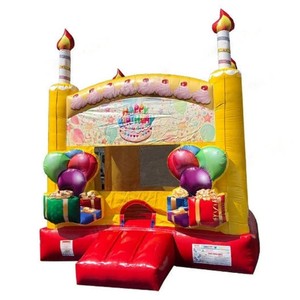 Castello Gonfiabile Commerciale a Forma di Torta di Compleanno per Eventi e Parchi Divertimento |   Produttore Diretto dalla Fabbrica - Product Image 4