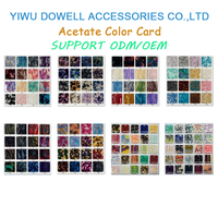 DOWELL Logo personnalisé Rétro Peigne Acétate Plaque Miroir Double Face Ensemble Outil de beauté épaissi pour les utilisateurs soucieux de la mode