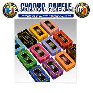 Plaque carrée personnalisée Zhongjiada de 32g pour jetons de poker, en argile, modèle Ae118, pour usage en casino - Product Image 2