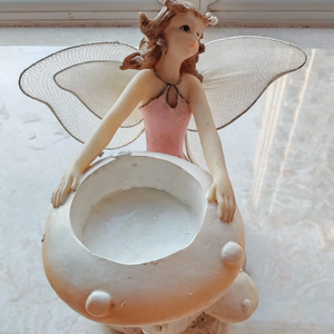 Cổ Tích tùy chỉnh nến chủ sở hữu <span class=keywords><strong>Tinkerbell</strong></span> nến chủ sở hữu bức tượng Cổ Tích huyền diệu trang trí cổ tích Quà Tặng - Product Image 2