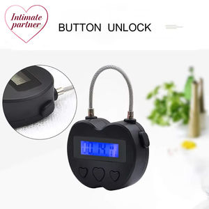 <span class=keywords><strong>Candado</strong></span> Inteligente con Temporizador, Pantalla LCD, Recargable por USB, Temporizador Temporal, <span class=keywords><strong>Candado</strong></span> Electrónico de Viaje, Jaula de Castidad, Juguetes Sexuales - Product Image 5