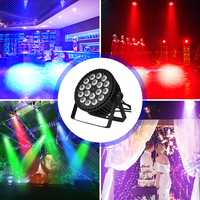 Светодиодные сценические прожекторы 18X10W DJ Light LED Par с пультом ДУ, 12 цветов, DMX512, звукоактивированные, с эффектами стробоскопа и заливки для свадеб