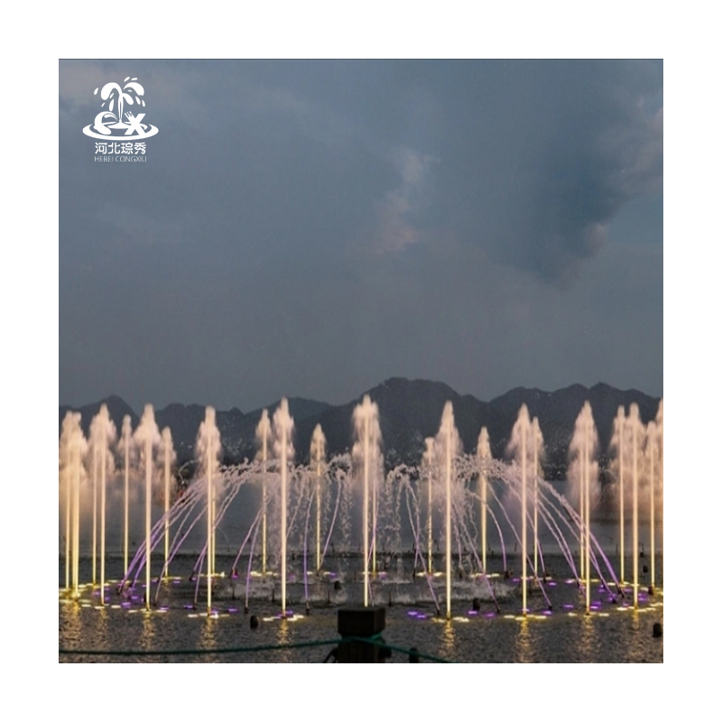Led Light Effect Color Changing High-Quality Customized Water Show Musical Dancing Fountain Equipment