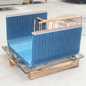 Échangeur de chaleur en forme de U avec serpentin en cuivre et ailettes en aluminium hydrophiles <span class=keywords><strong>pour</strong></span> climatiseur et pompe à chaleur HVAC - Product Image 6
