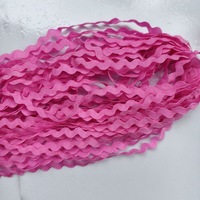 Ruban en dentelle ondulée en forme de S ZSY 5 mm, 30 couleurs, accessoires de mariage, vêtements pour enfants, rideaux, chapeaux, écologique, DIY, 50