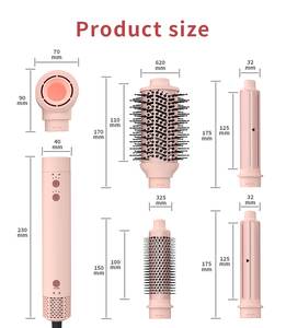 MeStar-<span class=keywords><strong>Brosse</strong></span> à air chaud 5 en 1 haute vitesse pour sèche-cheveux, <span class=keywords><strong>brosse</strong></span> à air chaud ionique négatif - Product Image 5
