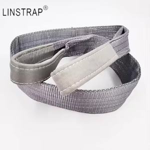 Liniu 1t 2t 3t 4t 5t 10t 폴리에스터 소프트 웨빙 슬링 웹 벨트 컨테이너 평평한 눈을 가진 리프팅 슬링 - Product Image 4