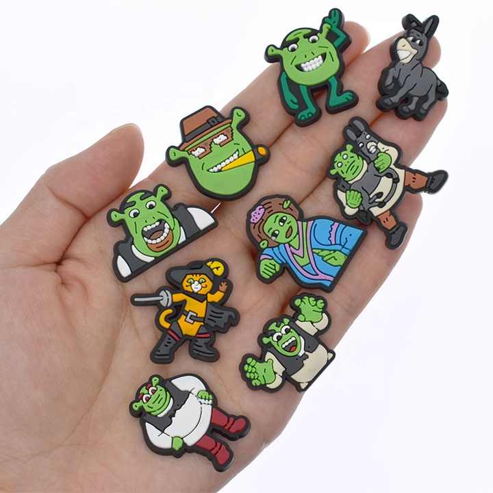 Shrek Croc Charms 4 Pc Set 