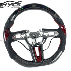 Volante de Fibra de Carbono con Pantalla LED para Mazda3 Axela Mazda6 <span class=keywords><strong>CX30</strong></span> CX4 CX5 Atenza - Product Image 4