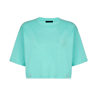 Damen individuelles Logo Streetwear Boxy Fit schwergewicht 100 % Bio-Baumwolle T-Shirt sexy Bildschirmdruck zugeschnittenes T-Shirt
