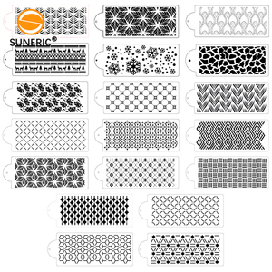 Strumenti di cottura modello glassa torta a rete decorazione stencil <span class=keywords><strong>per</strong></span> aerografo decorazione fondente foglia di fiocco di neve disegno - Product Image 4