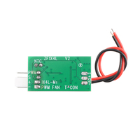 Contrôleur de température de ventilateur à quatre fils PWM DC12V à 1 canal, module de ventilateur pour châssis, armoire, ordinateur