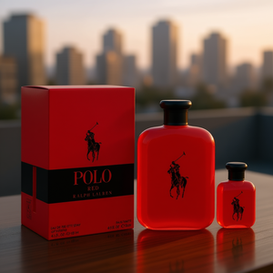 Ralph Lauren Polo Red Eau De Toilette Spray 4.2 Oz + 0.5 Oz Mini Para Hombre - Product Image 2