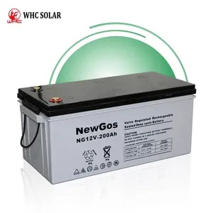 WHC Bán Chạy Pin Năng Lượng Mặt Trời 48 Volt 60V 40ah 24V 100ah 200ah Pin Chu Kỳ Sâu 12V 200ah Pin Năng Lượng Mặt Trời