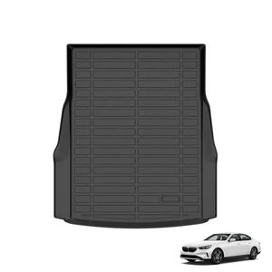 Impermeabile per tutte le stagioni tappetini per <span class=keywords><strong>auto</strong></span> 3D Tpe con bagagliaio posteriore vassoio tappetino per Bmw I5 G60 2024 2025 elettrico tappetini per piedi - Product Image 2