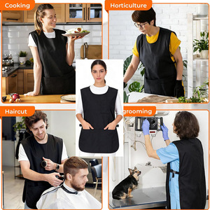 Tablier imperméable en nylon Taslon pour toilettage d'animaux, gommage, salon <span class=keywords><strong>de</strong></span> coiffure, avec poche, pour le nettoyage et l'entretien ménager, uniforme personnalisable avec logo - Product Image 6