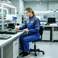 Combinaison de travail antistatique OEM logo personnalisé, bande réfléchissante, vêtement de sécurité industriel unisexe
