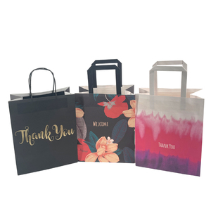 เครื่องทำถุงกระดาษคราฟท์สีขาว OEM สำหรับใส่ของขวัญ พร้อมหูหิ้ว - Product Image 4