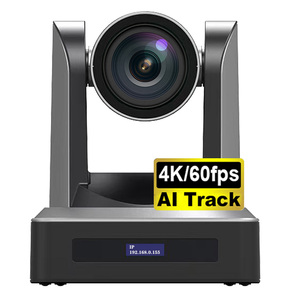 Cámara PTZ con Seguimiento por IA de 4K y 60 fps, Zoom Óptico de 20X, HD-MI/SDI/USB3.0, PoE+, NDI | Soporte HX para Transmisión en Vivo y Videoconferencias - Product Image 1