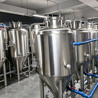 Cuve de fermentation conique en acier inoxydable 2000L 3000L, fermentateur de bière à double enveloppe, équipement de brassage et de fermentation de bière