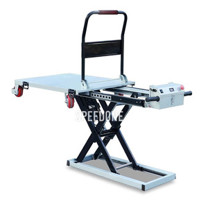 SPEEDONE SDSJC25813-1 Carro Elevador Eléctrico Hidráulico de Plataforma Plana de Acero 48V, Carretilla Elevadora de Tijera Eléctrica con Elevación de 0.5m - Product Image 1