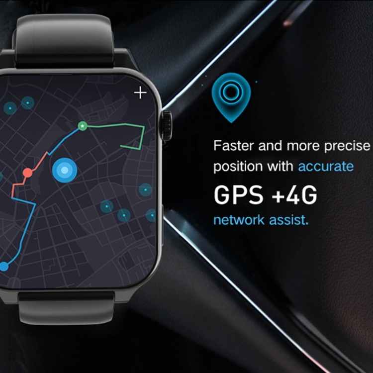 Rogbid Brave 3 4G Smart Watch, 1.99-Inch TFT Screen, Face