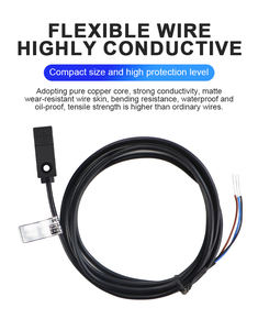 MOTEE Micro-miniatura quadrato sensore limite di prossimità a tre fili NPN/PNP normalmente aperto magnete a induzione normalmente chiuso - Product Image 5