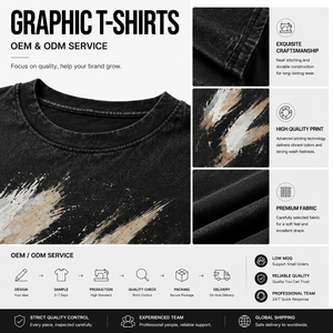T-shirt décontracté pour homme, noir, à manches courtes, col rond, uni, respirant, imprimé numérique, en jersey de coton, coupe classique - Product Image 3
